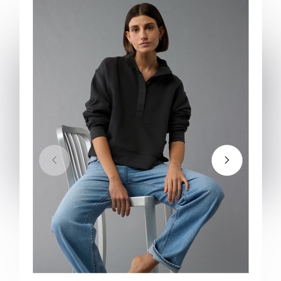 AE Classic Fleece Sweatshirt cropped - Picture 2 of 6